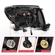 Load image into Gallery viewer, 05-11-Toyota-Tacoma-Led-Projector-Headlights-WLight-Bar-Swtchbk-Seq.-Chrome-WInitiation-Light
