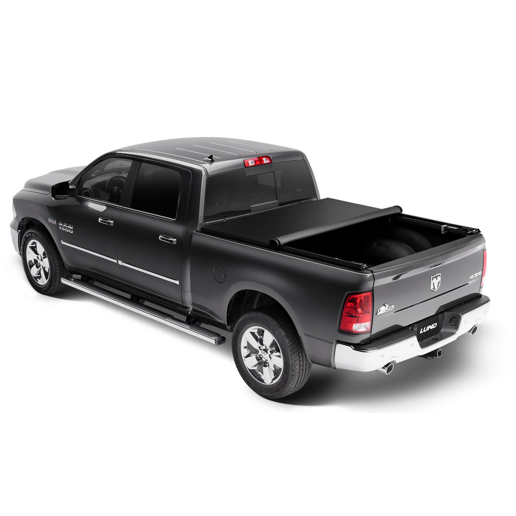 05-12-Dodge-Dakota-(5Ft.-Bed-WO-Utility-Track)-Genesis-Elite-Roll-Up-Tonneau-Cover---Black