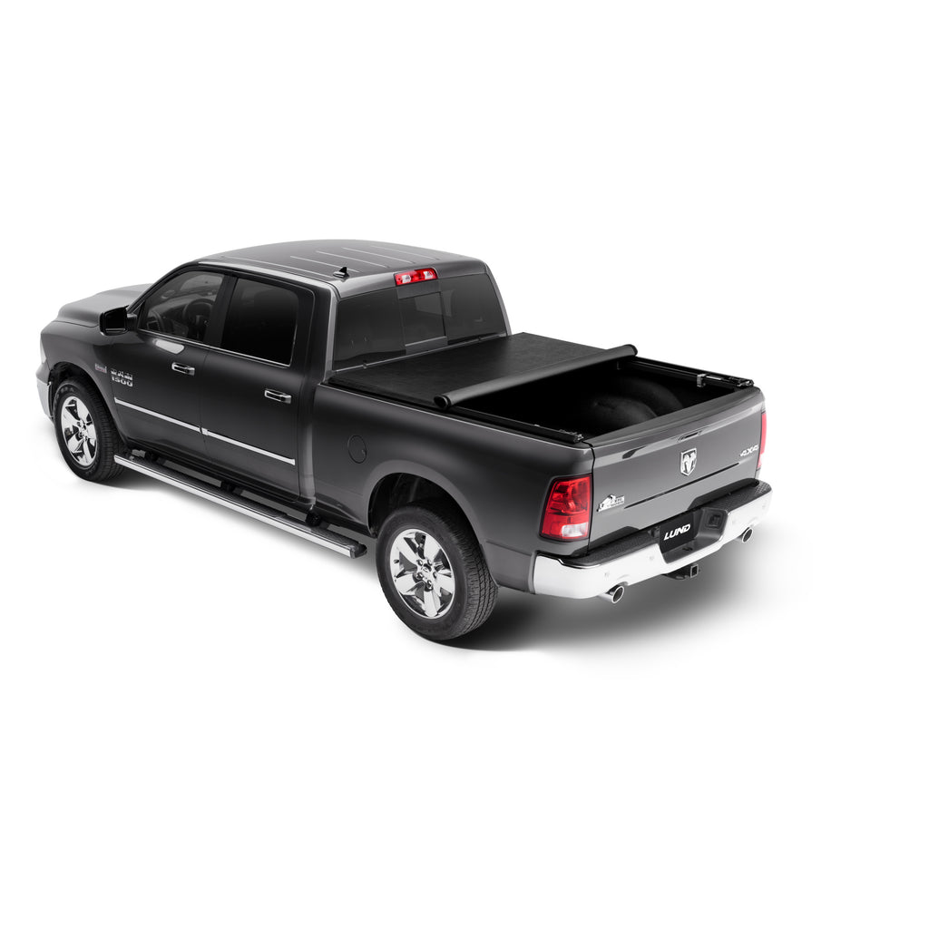05-12-Dodge-Dakota-(6.5Ft.-Bed-WO-Utility-Track)-Genesis-Roll-Up-Tonneau-Cover---Black