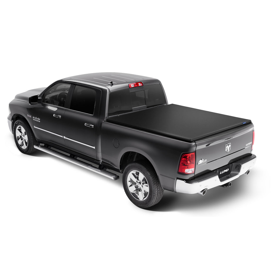 05-12-Dodge-Dakota-(6.5Ft.-Bed-WO-Utility-Track)-Genesis-Elite-Roll-Up-Tonneau-Cover---Black