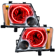 Load image into Gallery viewer, 05-14-Nissan-Xterra-Pre-Assembled-Led-Halo-Headlights--Red