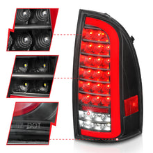Load image into Gallery viewer, 05-15-Toyota-Tacoma-Full-Led-Tail-Lights-WLight-Bar-Sequential-Black-Housing-Clear-Lens
