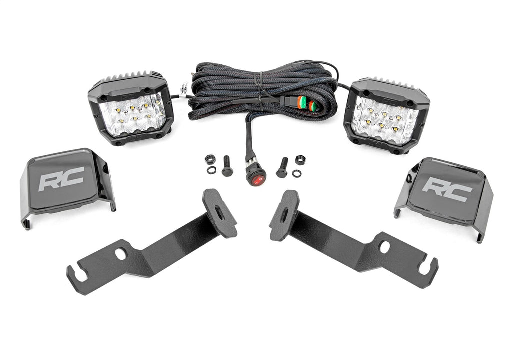 Rough Country 71091 LED Lower Windshield Ditch Kit for Select Toyota Tacoma