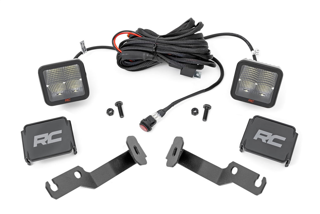 Rough Country 71093 LED Lower Windshield Ditch Kit for Select Toyota Tacoma