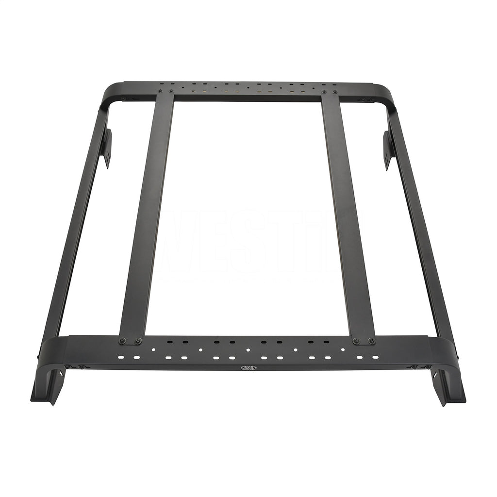 05-21-Toyota-Tacoma-6Ft-Bed-Overland-Cargo-Rack---Textured-Black