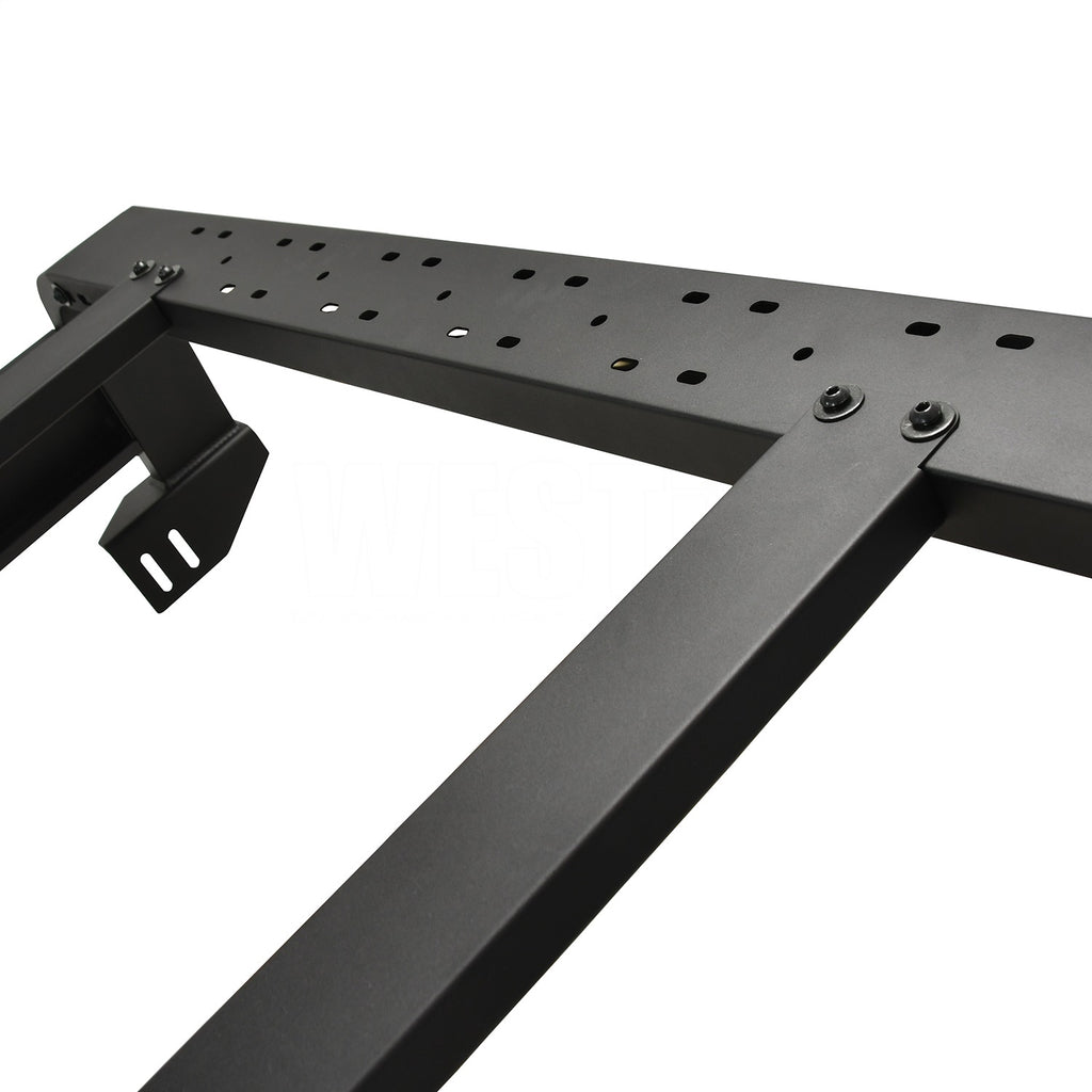 05-21-Toyota-Tacoma-6Ft-Bed-Overland-Cargo-Rack---Textured-Black