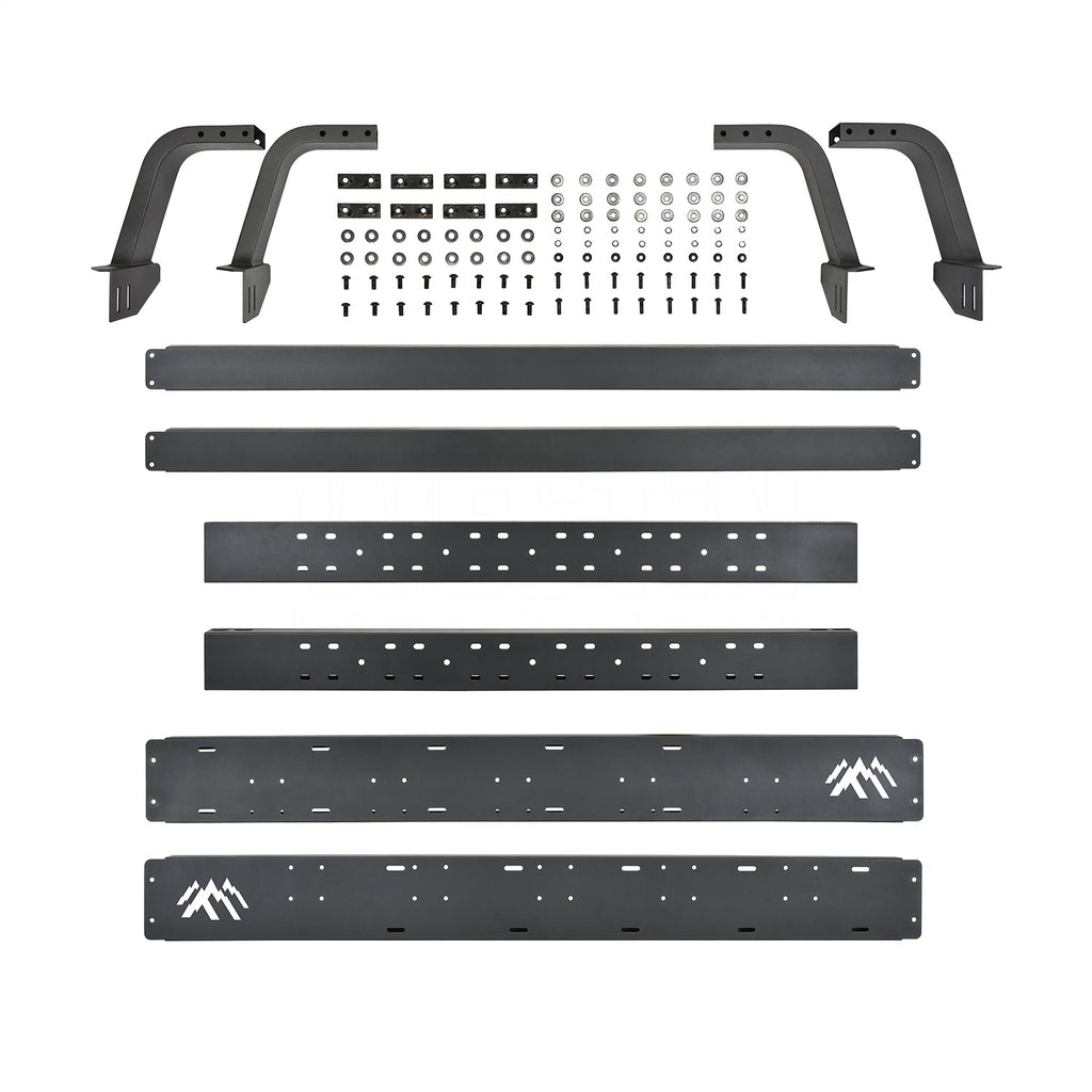 05-21-Toyota-Tacoma-6Ft-Bed-Overland-Cargo-Rack---Textured-Black