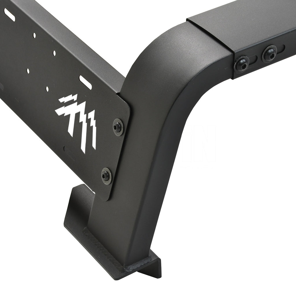 05-21-Toyota-Tacoma-6Ft-Bed-Overland-Cargo-Rack---Textured-Black