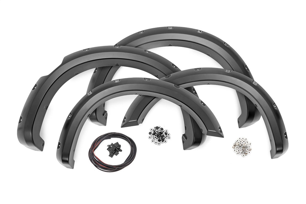 Rough Country F-N101705A-KAD Pocket Fender Flares for Select Nissan TITAN