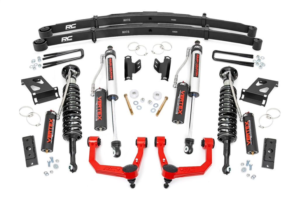 Rough Country 74252RED Suspension Lift Kit w/Shocks for Select Toyota Tacoma