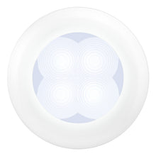 Load image into Gallery viewer, 0500-Series-Slim-Line-White-12V-Dc-Round-Soft-Led-Courtesy-Light-W-White-Plastic-Rim