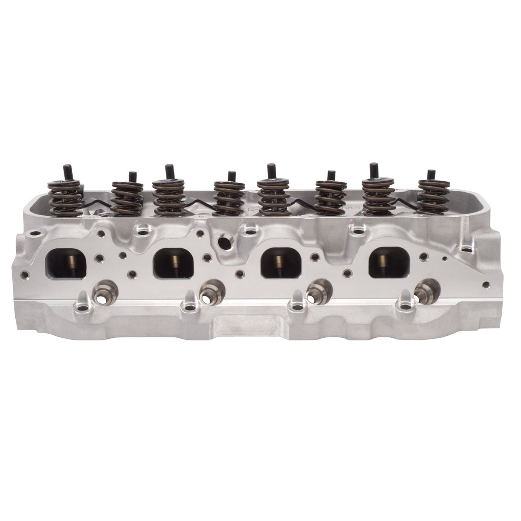 Edelbrock 50459 E-Street Big-Block ChevyHead Cylinder Head Oval COMPLETE Single for Select Chevrolet Bel Air, Chevrolet Biscayne, Chevrolet Blazer, Chevrolet Brookwood, Chevrolet C10, Chevrolet C10 Pickup, Chevrolet C10 Suburban, Chevrolet C20, Chevrolet