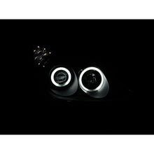 Load image into Gallery viewer, 0506-Es-300330-Headlights-Projector-With-HaloChrome-Clear-With-Amber-Reflecto-DrivePass