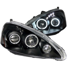 Load image into Gallery viewer, 0506-Rsx-Headlights-Projector-With-Halo-Black-Clear-DriverPassenger