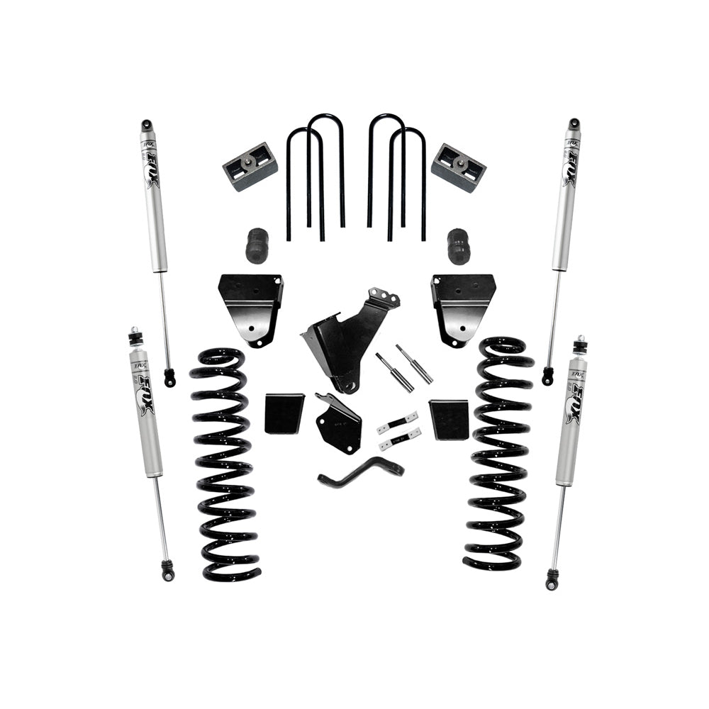 0507-Ford-F250F350-Sd-4Wd-Dsl-6In-Lift-Kit-WO-4-Link-Convert-WO-Rep-Radius-Arms-WFox-2.0-Shocks