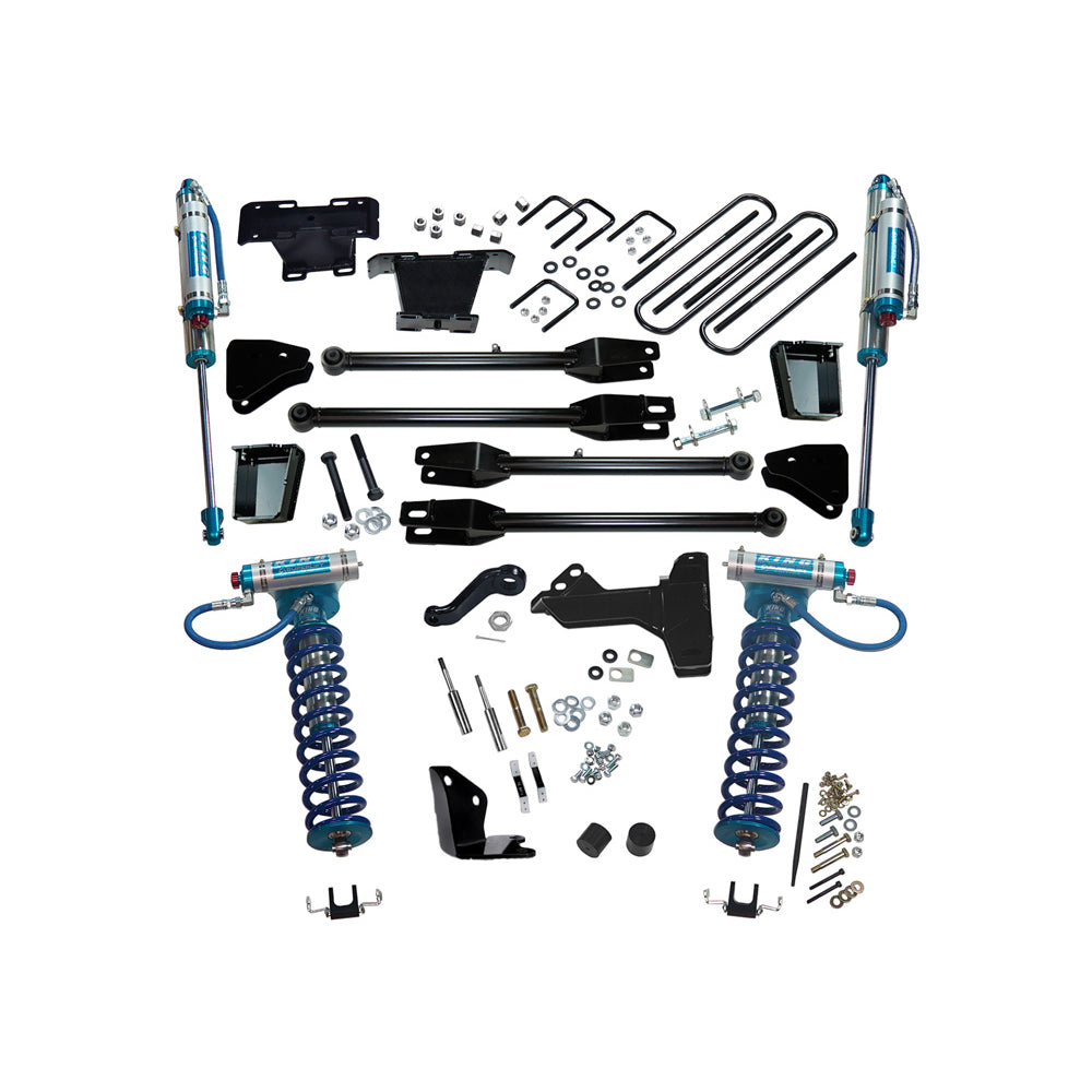 0507-Ford-F250F350-Super-Duty-4Wd-Diesel-6In-Lift-Kit-WA-4-Link-ConversionKing-CoiloverShocks