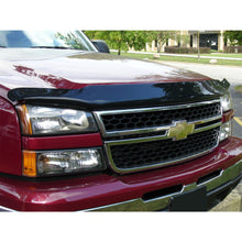 Load image into Gallery viewer, 0507-SilveradoSierra-Cab-CrewExtReg-Stone--Bug-Deflector-Dark-Smoke