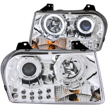 Load image into Gallery viewer, 0508-Chry-300-(Not-Limited)-Headlights-Projector-With-HaloChrome-Clear-With-Am