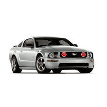 Load image into Gallery viewer, 0509-Mustang-Led-Fog-Light-Halo-Kit-Red