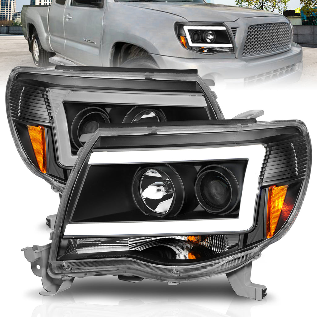 0509-Tacoma-Projector-Light-Bar-Style-Headlights-Black-Clear-Amber-(WC-Light-Bar)