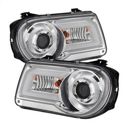0510-300C-Projector-Headlightsled-DrlchromehighLow-H7-(Included)