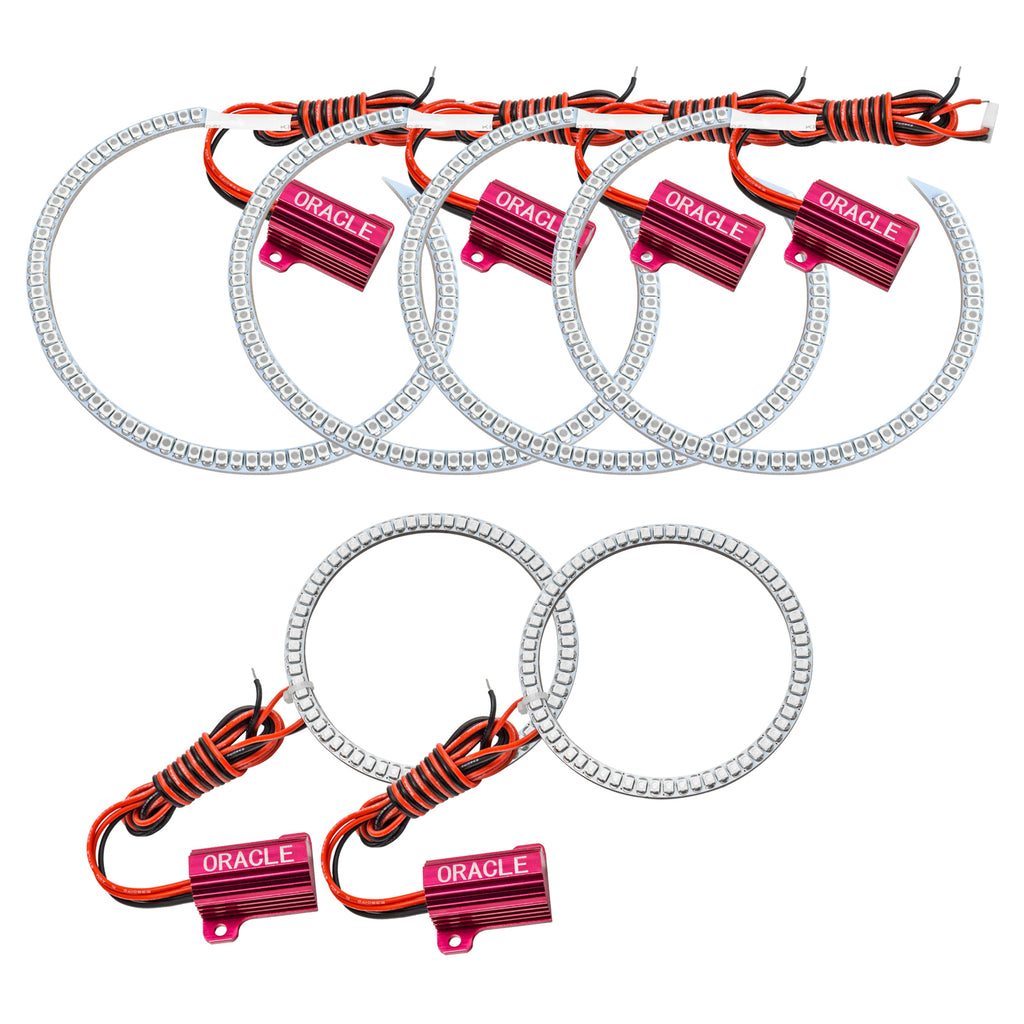 0510-Charger-Led-Head-Light-Halo-Kit-Red