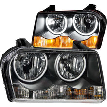 Load image into Gallery viewer, 0510-Chry-300(Not-Limited)Headlights-Crystal-Black-With-Halo(Ccfl)DrivePass