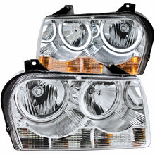 Load image into Gallery viewer, 0510-Chry-300(Not-Limited)Headlights-Crystal-Chrome-With-Halo(Ccfl)DrivePass