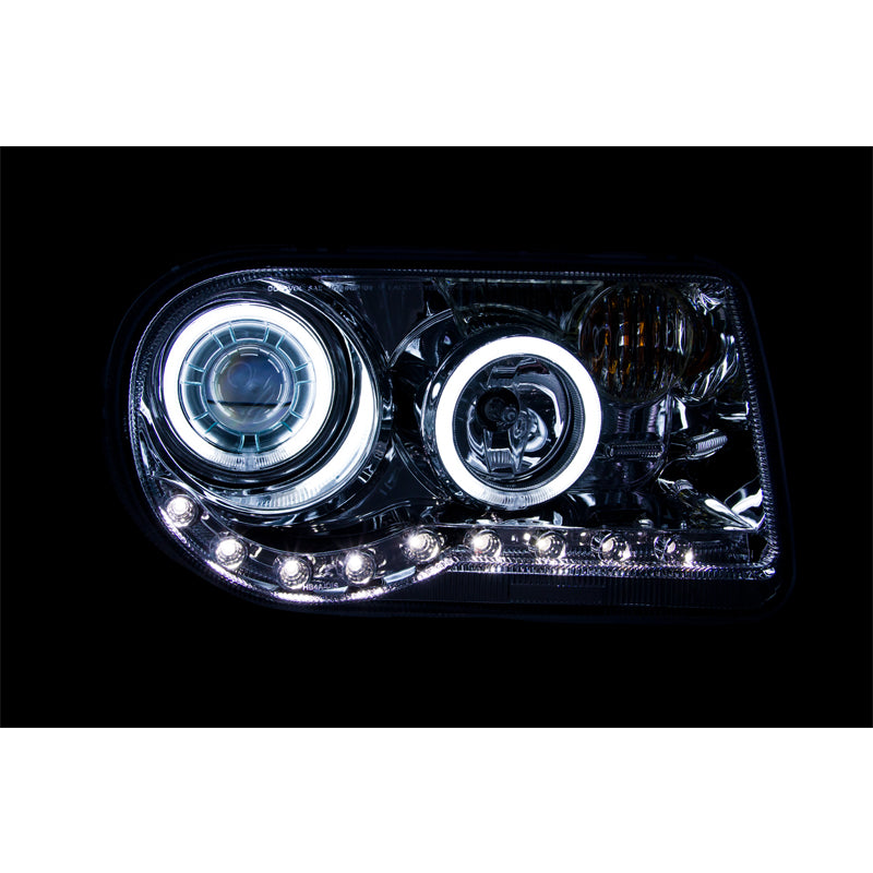 0510-Chrysler-300-G2-Projector-Halo-Chrome-Clear-Amber(Ccfl)Headlights-DrivePass