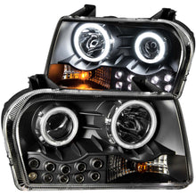 Load image into Gallery viewer, 0510-Chrysler-300(Not-Limited)Headlights-Projector-With-HaloBlack-Clear-With-Amb-DrivPass