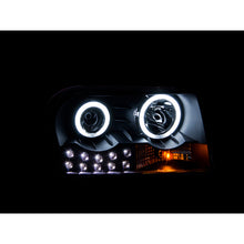Load image into Gallery viewer, 0510-Chrysler-300(Not-Limited)Headlights-Projector-With-HaloBlack-Clear-With-Amb-DrivPass
