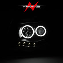Load image into Gallery viewer, 0511-Tacoma-Black-Clear-Projector-With-Halos-Headlights-DriverPassenger