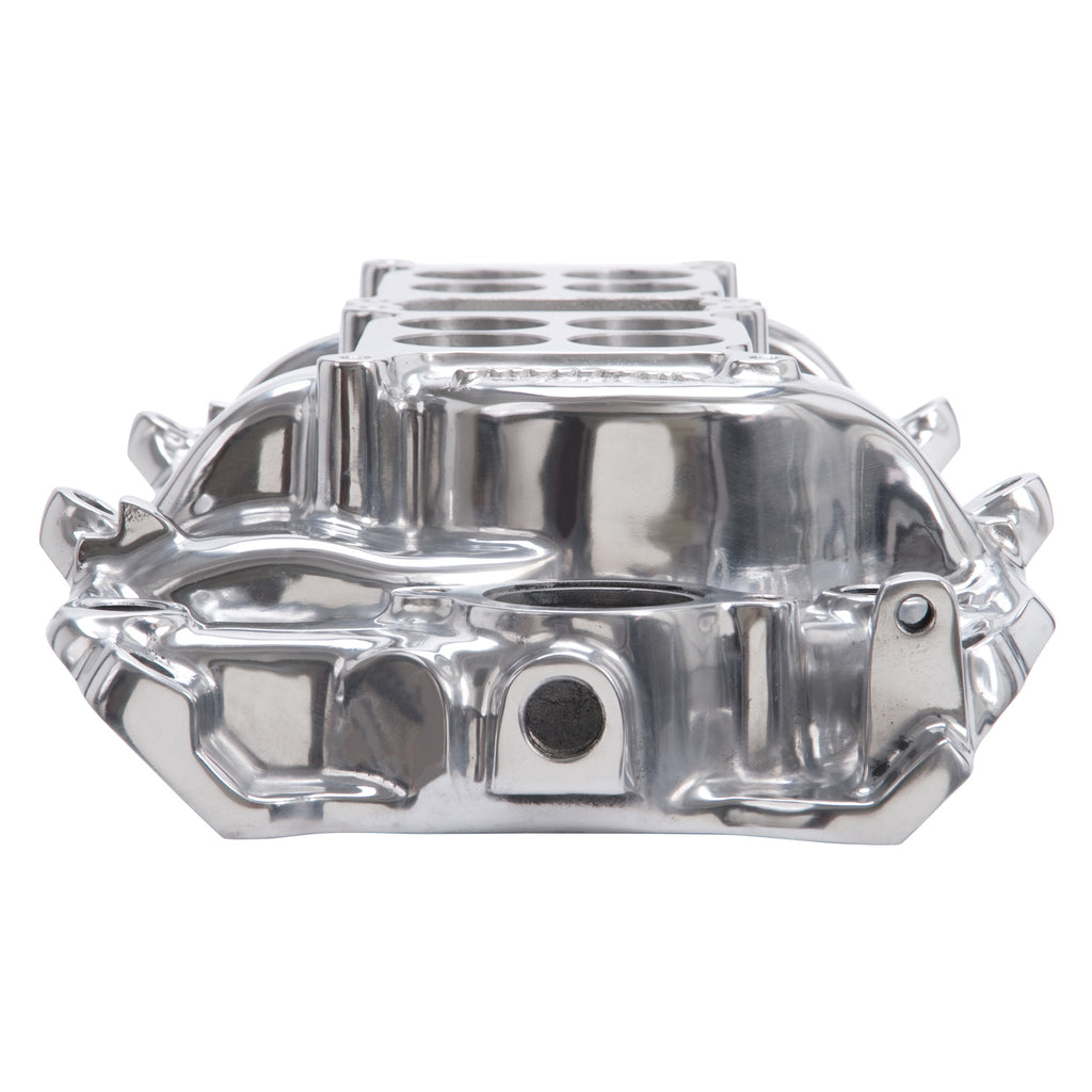Edelbrock 54201 Engine Intake Manifold for Select Chevrolet Bel Air, Chevrolet Biscayne, Chevrolet Blazer, Chevrolet Brookwood, Chevrolet C10, Chevrolet C10 Pickup, Chevrolet C10 Suburban, Chevrolet C20, Chevrolet C20 Pickup, Chevrolet C20 Suburban,