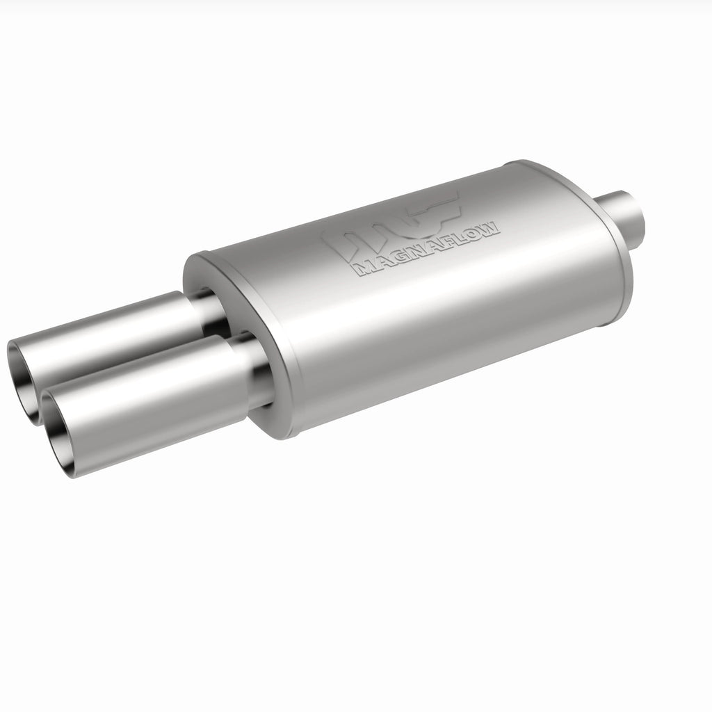 MagnaFlow Exhaust Products 14815 Straight-Through Performance Muffler; 2.25/3.125in. Center/Dual; 5x14x8 Body