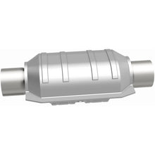 Load image into Gallery viewer, MagnaFlow Exhaust Products 91005 Standard Grade Universal Catalytic Converter for Select Audi V8 Quattro, Buick Regal, Buick Skylark, Chevrolet LLV, Chevrolet S10, Chrysler Cordoba, Chrysler Daytona, Chrysler Imperial, Chrysler LeBaron, Chrysler New