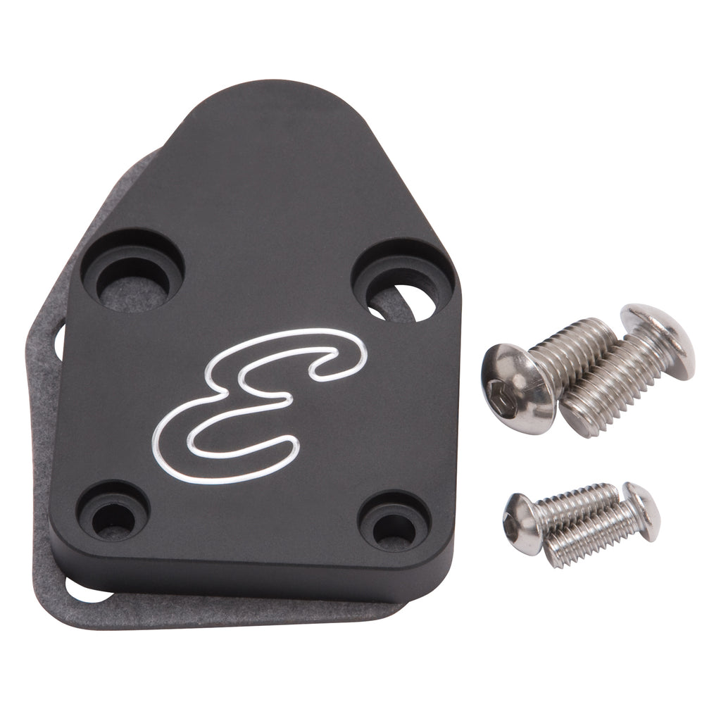 Fuel-Pump-Block-Off-Plate-Sbc-Billet-Aluminum