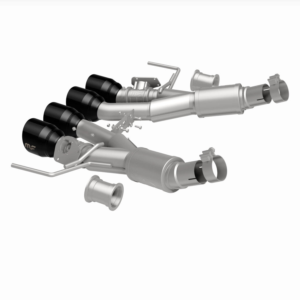 MagnaFlow Exhaust Products 19581 NEO Series Black Chrome Tips Axle Back System for Select Chevrolet Corvette