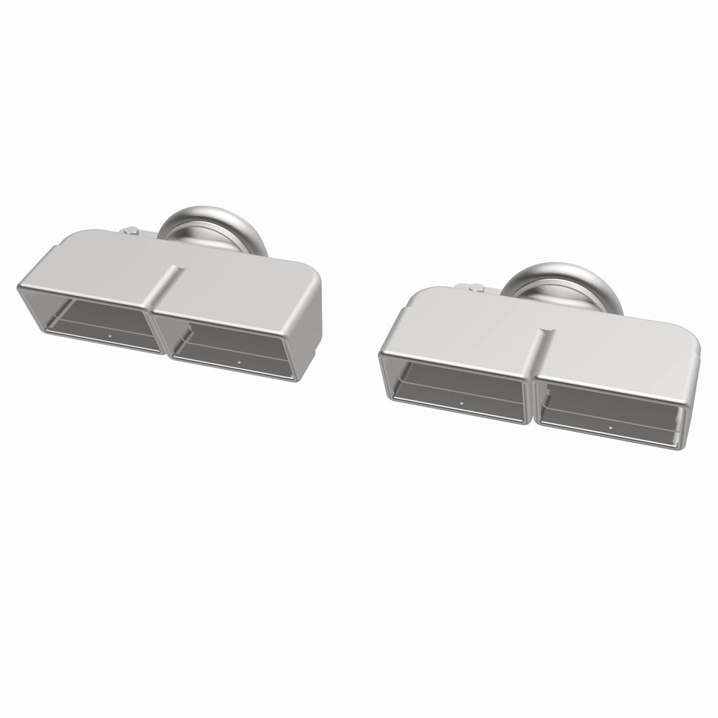 MagnaFlow Exhaust Products 35221 Exhaust Tip Set - Quad Rectangle - 2.75In.