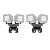 Go Rhino 599502T XE Rear Hard Top Light Mounts for Jeep JL/JT - Fits two 3x3 LED Cube Lights