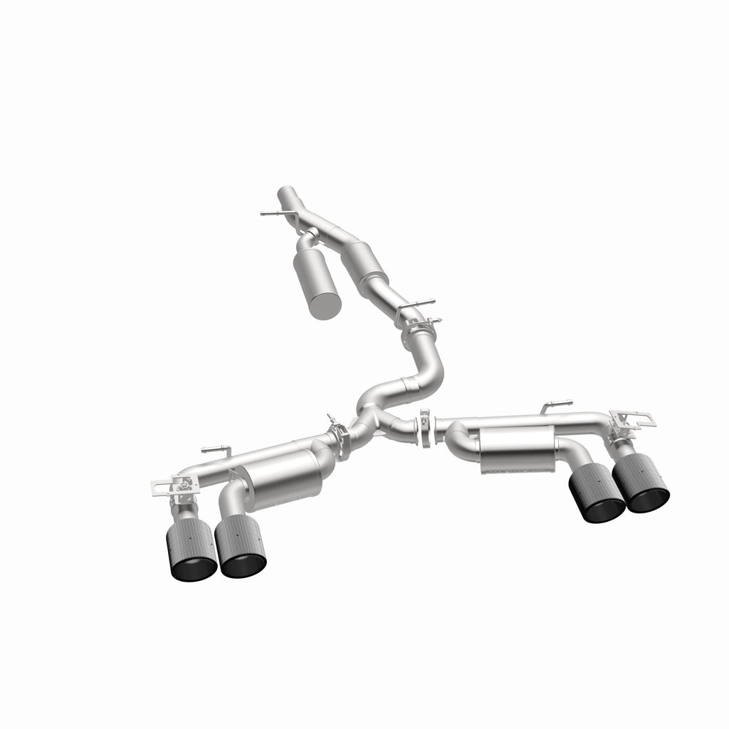 MagnaFlow Exhaust Products 19617 NEO Series Carbon Fiber Tips Cat-Back System for Select Volkswagen Golf R