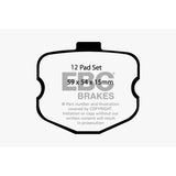 EBC DP31771C Redstuff Ceramic Low Dust Brake Pads