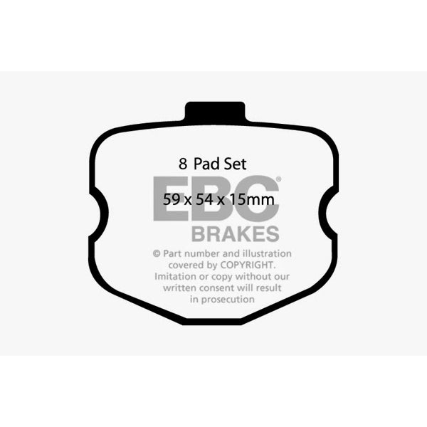 06-08-Chevrolet-Corvette-(C6)-7.0-(Z06)-Redstuff-Rear-Brake-Pads