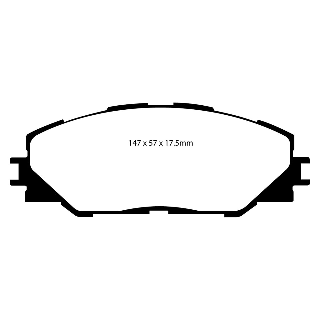 06-08-Toyota-Rav-4-2.4-(3Rd-Row-Seats)-Greenstuff-Front-Brake-Pads