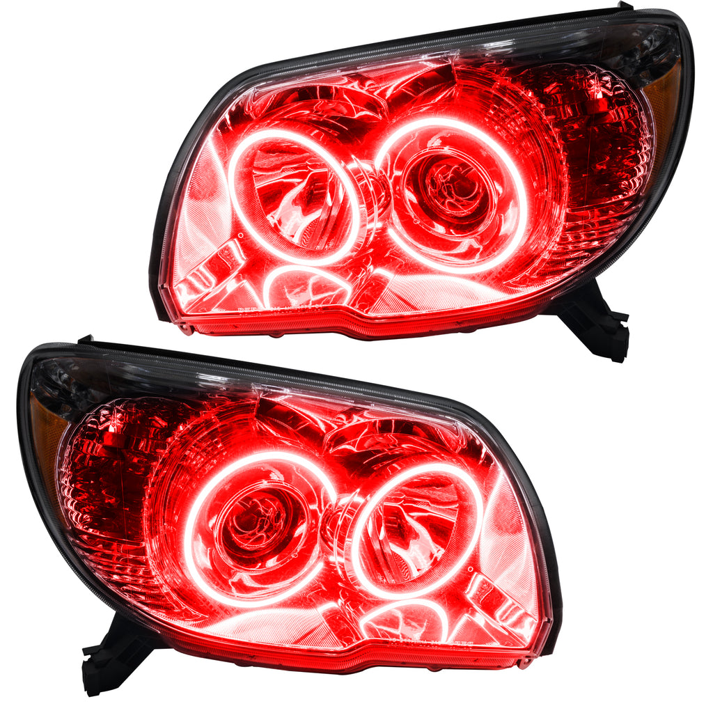 06-09-Toyota-4-Runner-Sport-Pre-Assembled-Led-Halo-Headlights--Red