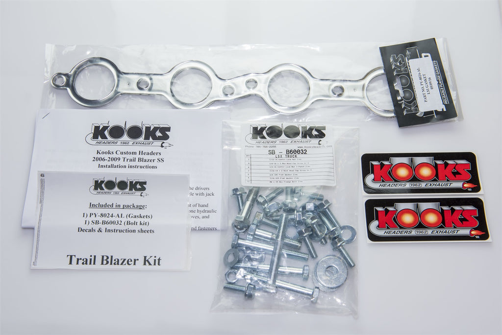Kooks Custom Headers 27202400 1-7/8in. Stainless Headers. 2006-2009 Trailblazer SS. for Select Chevrolet Trailblazer