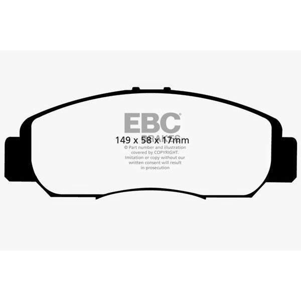 06-11-Acura-Csx-(Canada)-2.0-Redstuff-Front-Brake-Pads