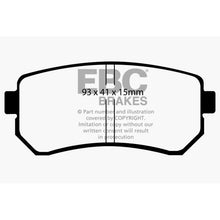 Load image into Gallery viewer, 06-11-Hyundai-Accent-1.6-Greenstuff-Rear-Brake-Pads
