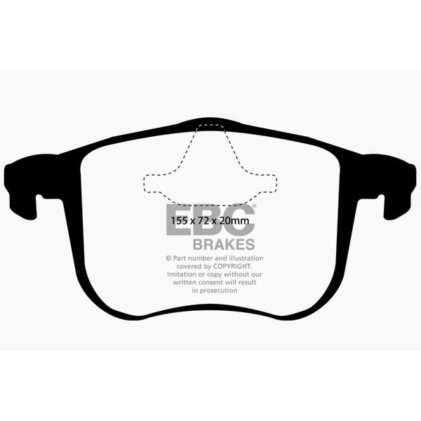 06-11-Saab-9-3-2.0-Turbo-(Aero)-Redstuff-Front-Brake-Pads