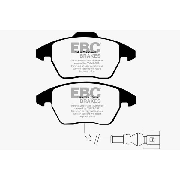 06-13-Audi-A3-2.0-Turbo-(Girling-Rear-Caliper)-Yellowstuff-Front-Brake-Pads