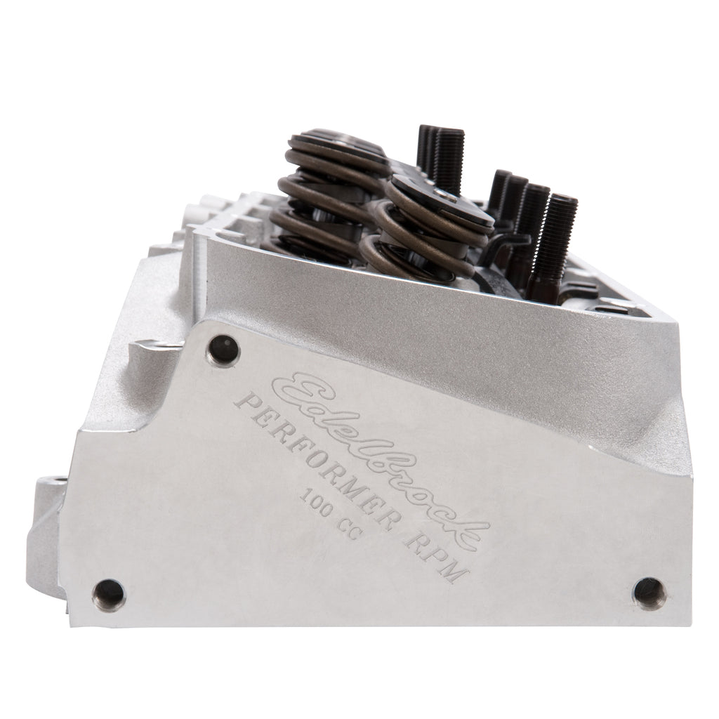 Edelbrock 60435 RPM Big-Block Chevy Oval Port Cylinder Head Hydraulic Roller Cam for Select Chevrolet Bel Air, Chevrolet Biscayne, Chevrolet Blazer, Chevrolet Brookwood, Chevrolet C10, Chevrolet C10 Pickup, Chevrolet C10 Suburban, Chevrolet C20,